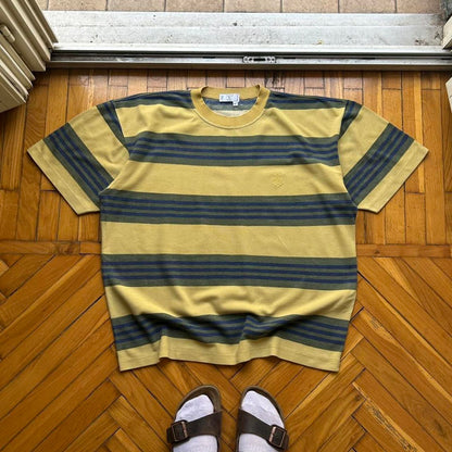 1990s Valentino Striped T Shirt XL
