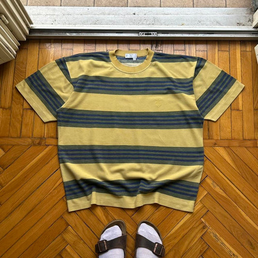 1990s Valentino Striped T Shirt XL