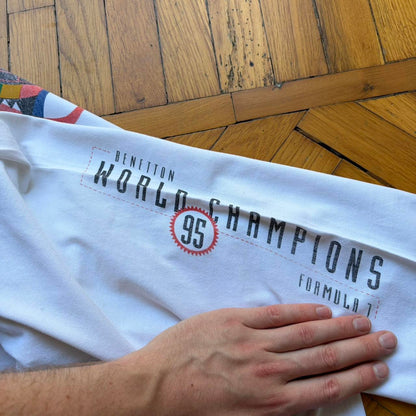 1995 Benetton Formula 1 Champions T Shirt L