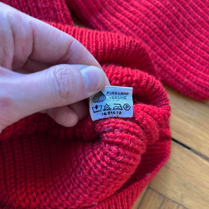1990s Cerruti 1881 Knitted Jumper Red M