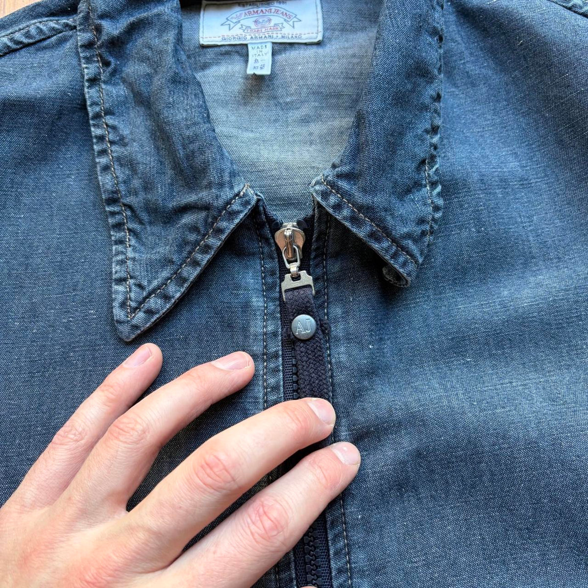 1990s Armani Jeans Bomber Jacket M