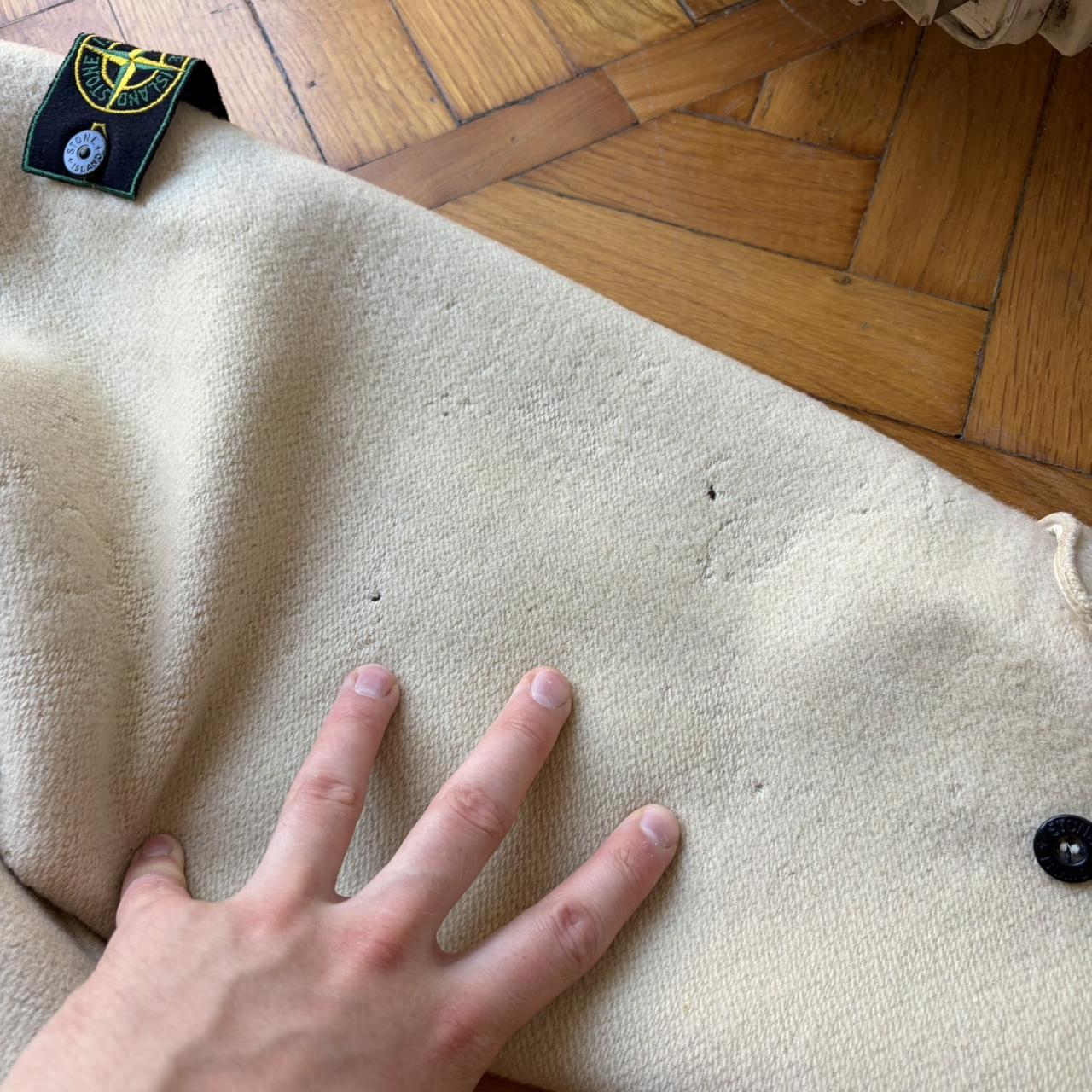 1980s Stone Island Montgomery Duffle Coat Cream L