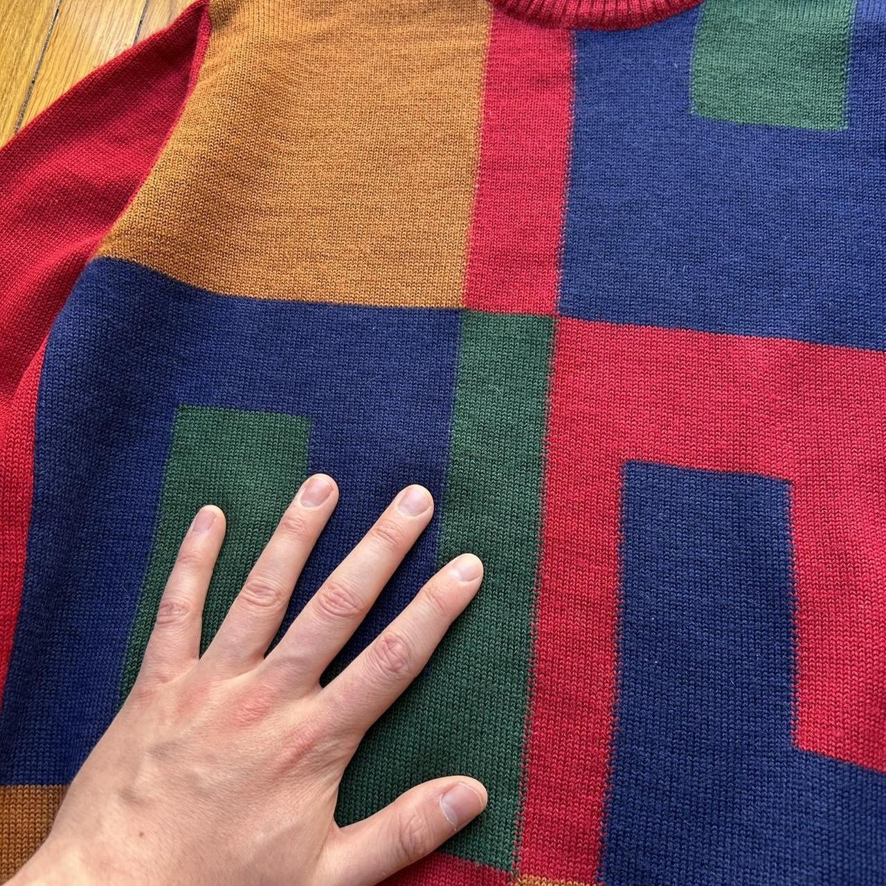1980s Cerruti 1881 Knitted Jumper Red XS