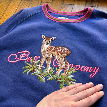 1980s Best Company Sweatshirt Blue M