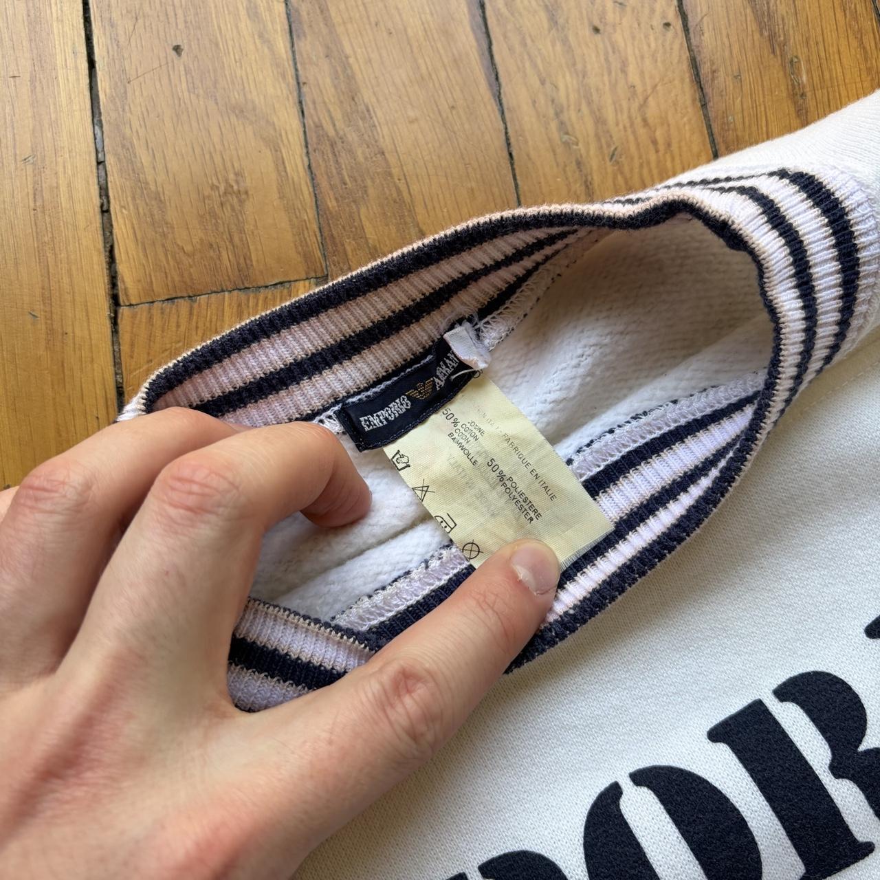1980s Emporio Armani SS Sweatshirt White M