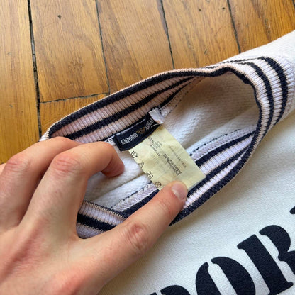 1980s Emporio Armani SS Sweatshirt White M