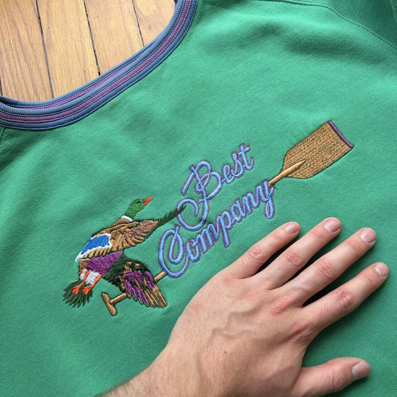1980s Best Company Sweatshirt Green M