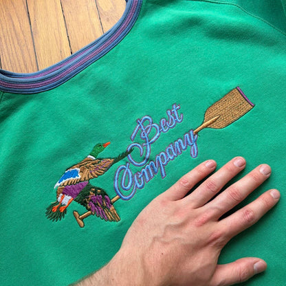 1980s Best Company Sweatshirt Green M