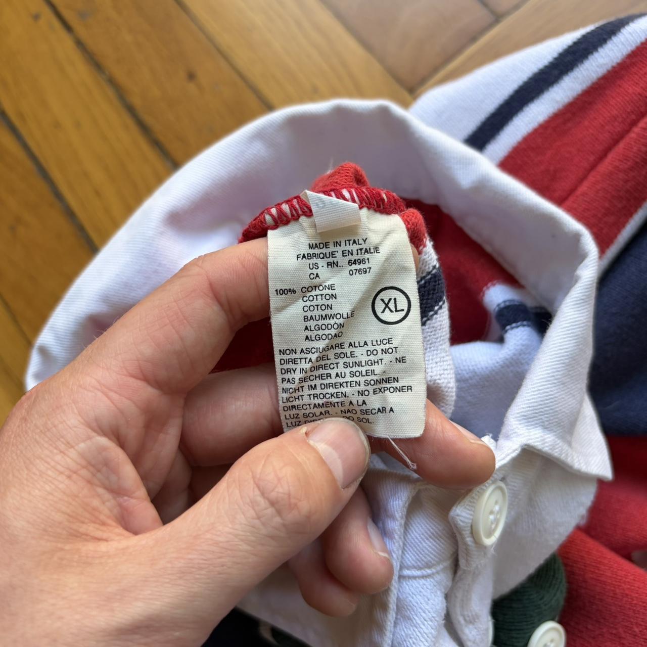 1990s Benetton Rugby Polo Shirt XL