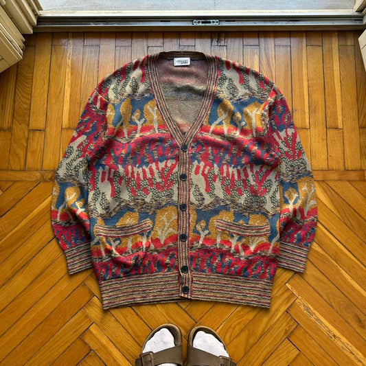 1990s Missoni Sport Knitted Cardigan L