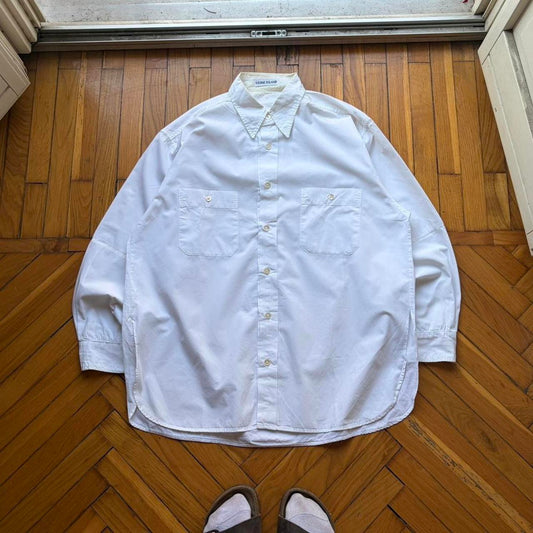 1980s Stone Island Script Shirt White L
