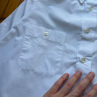 1980s Stone Island Script Shirt White L