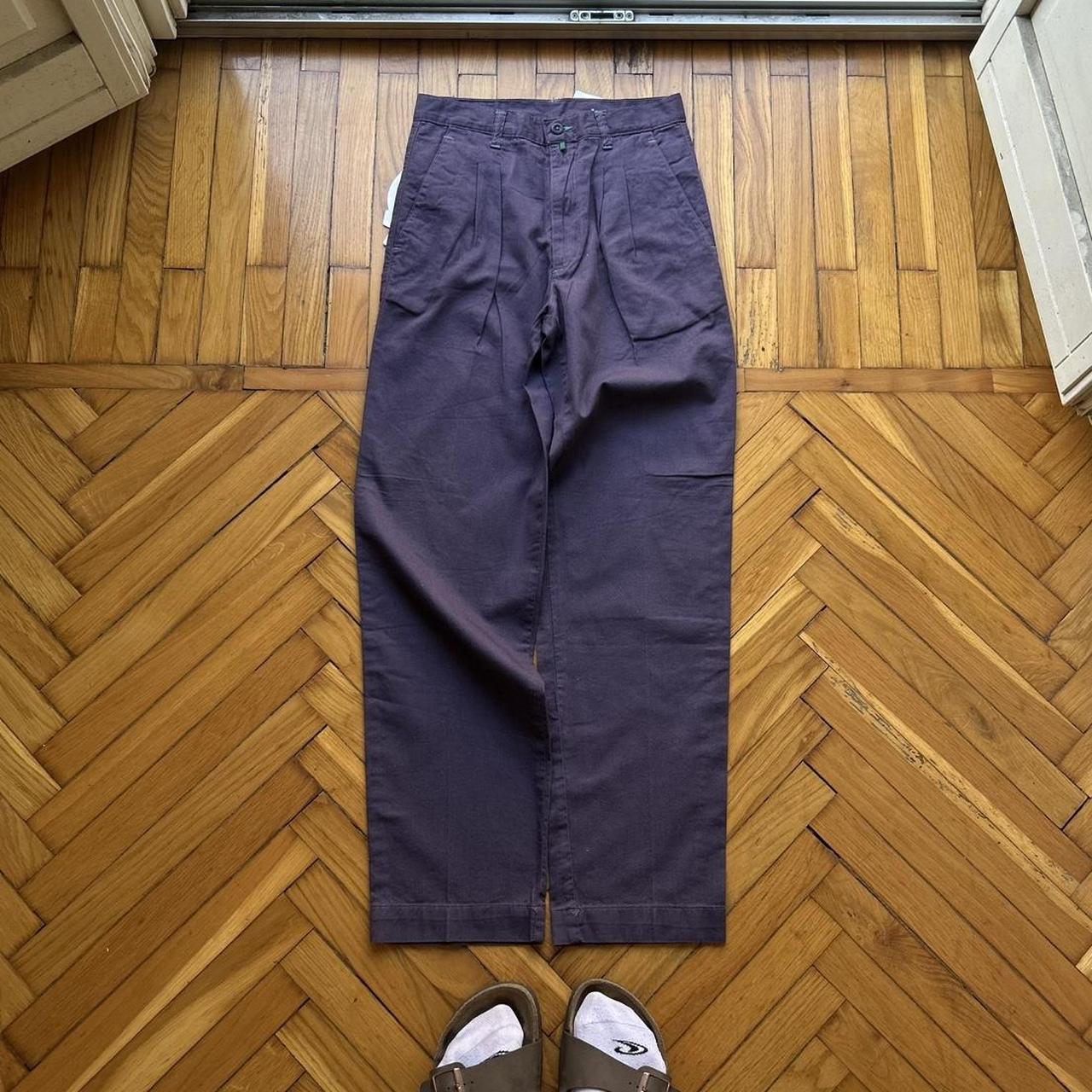 1980s Best Company Trousers Purple BNWT 26W 30L