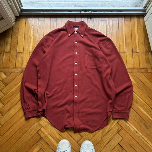 1990s Stone Island Shirt Red XL
