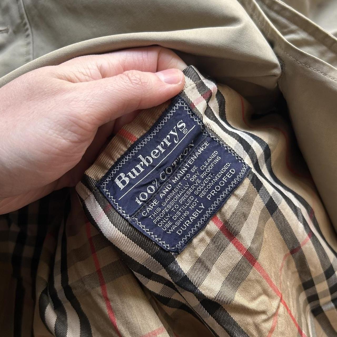 1990s Burberry Trench Coat Beige XL