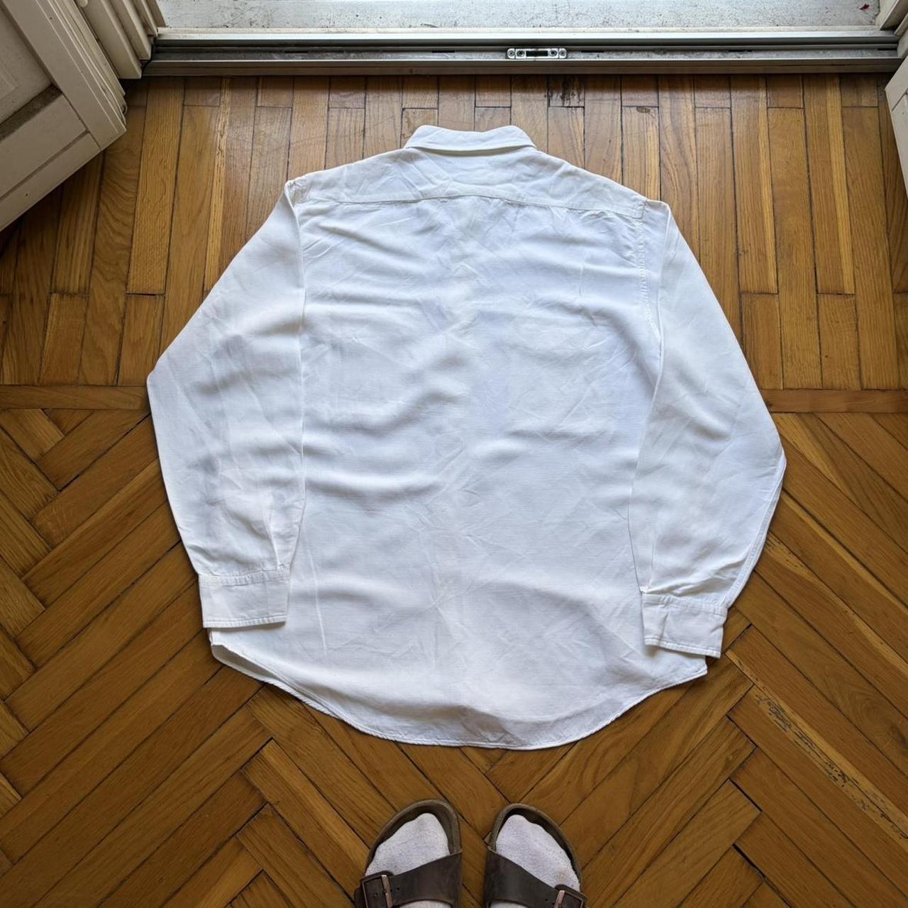 1980s CP Company Linen & Viscose Shirt L