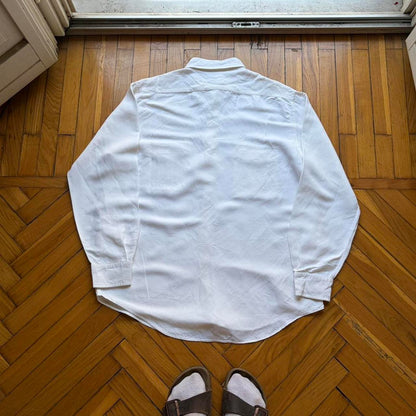 1980s CP Company Linen & Viscose Shirt L