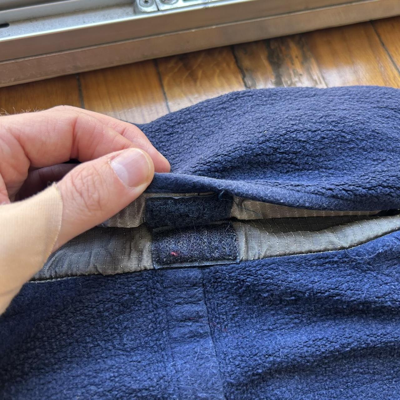 1980s Stone Island Fleece Hoodie Navy XL