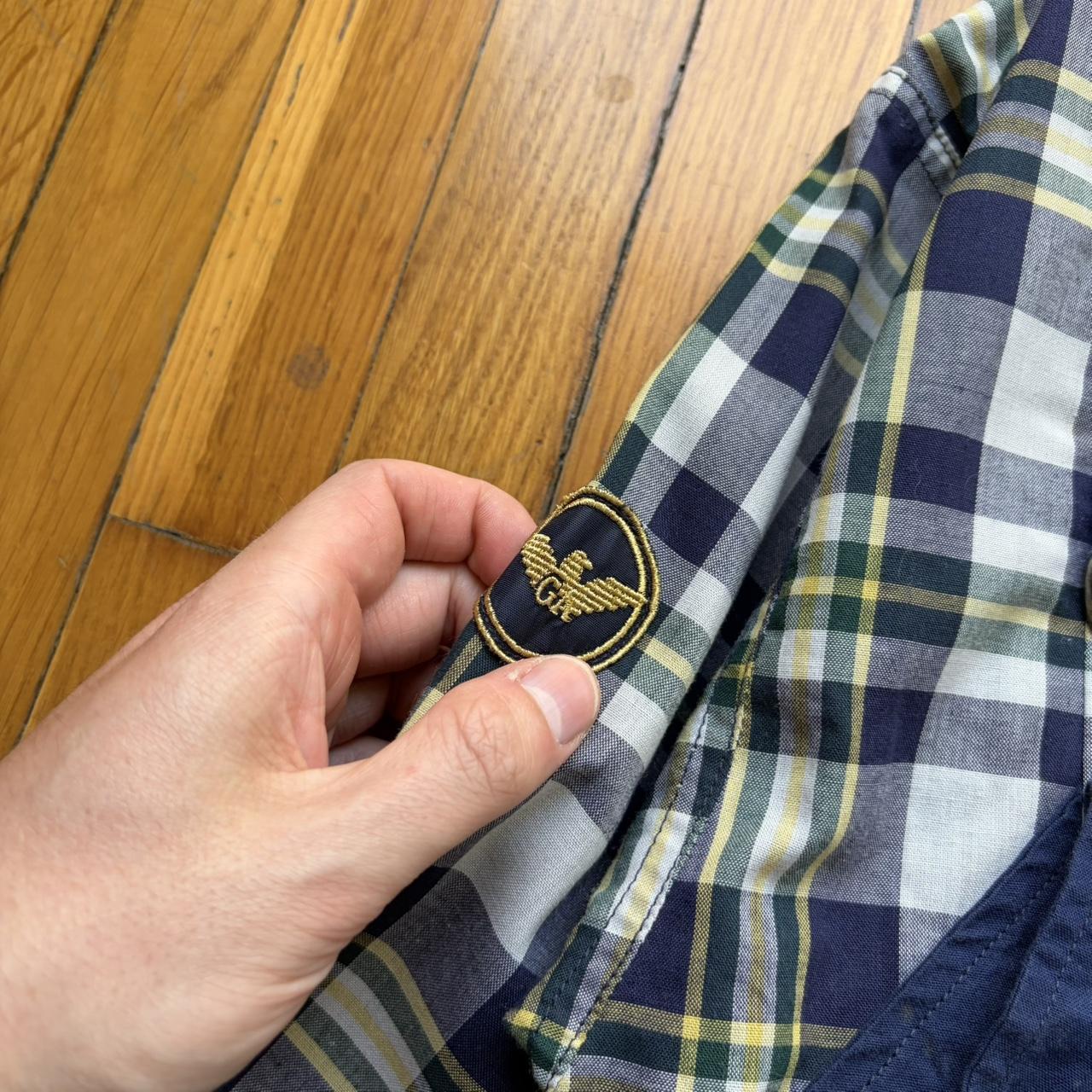 1980s Giorgio Armani Checked Bomber Jacket XS