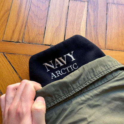 1980s Boneville Navy Arctic Jacket Khaki L