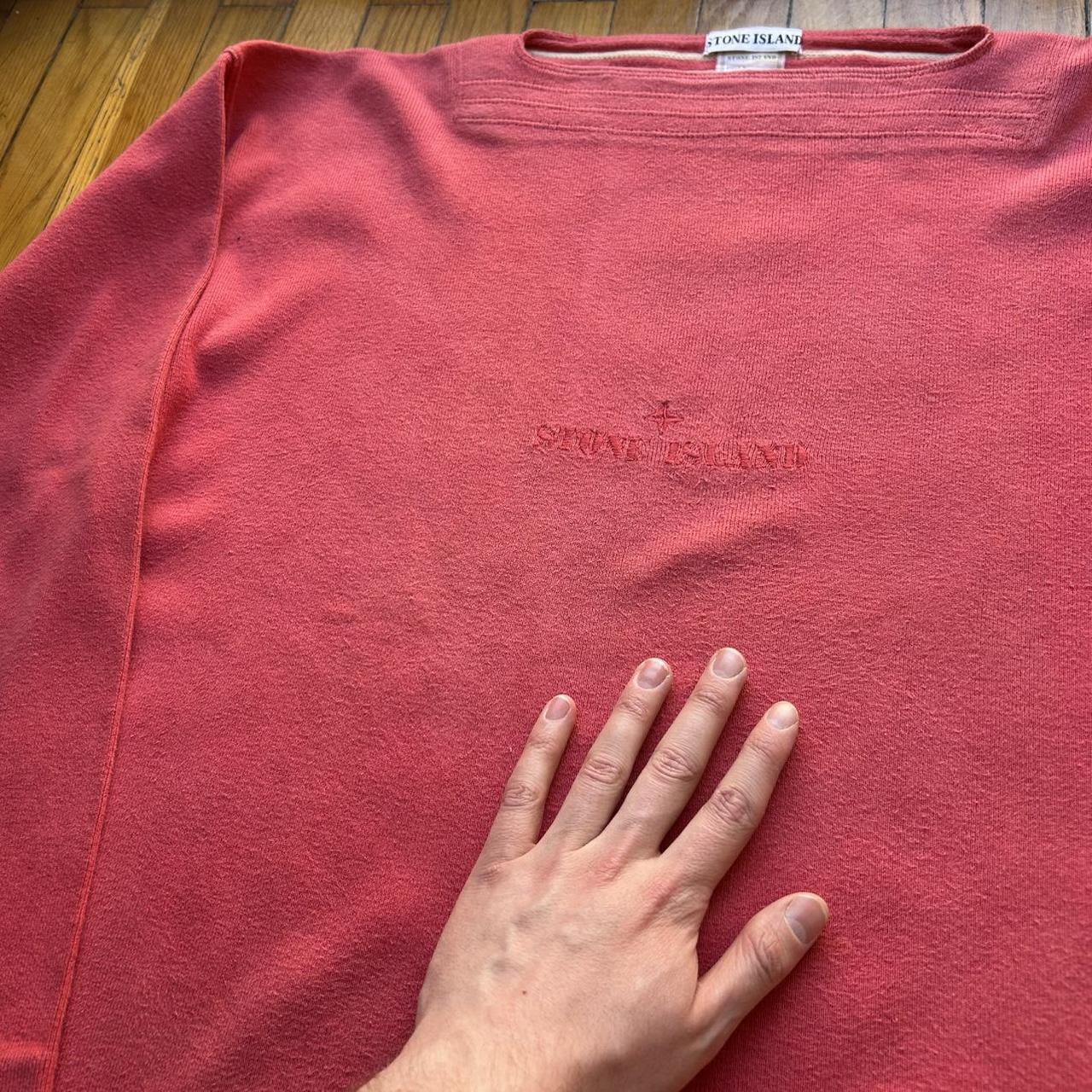 1980s Stone Island Sweatshirt Red M