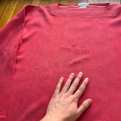 1980s Stone Island Sweatshirt Red M