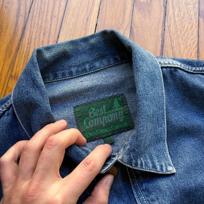 1980s Best Company Denim Jacket Blue XL