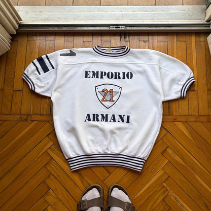 1980s Emporio Armani SS Sweatshirt White M