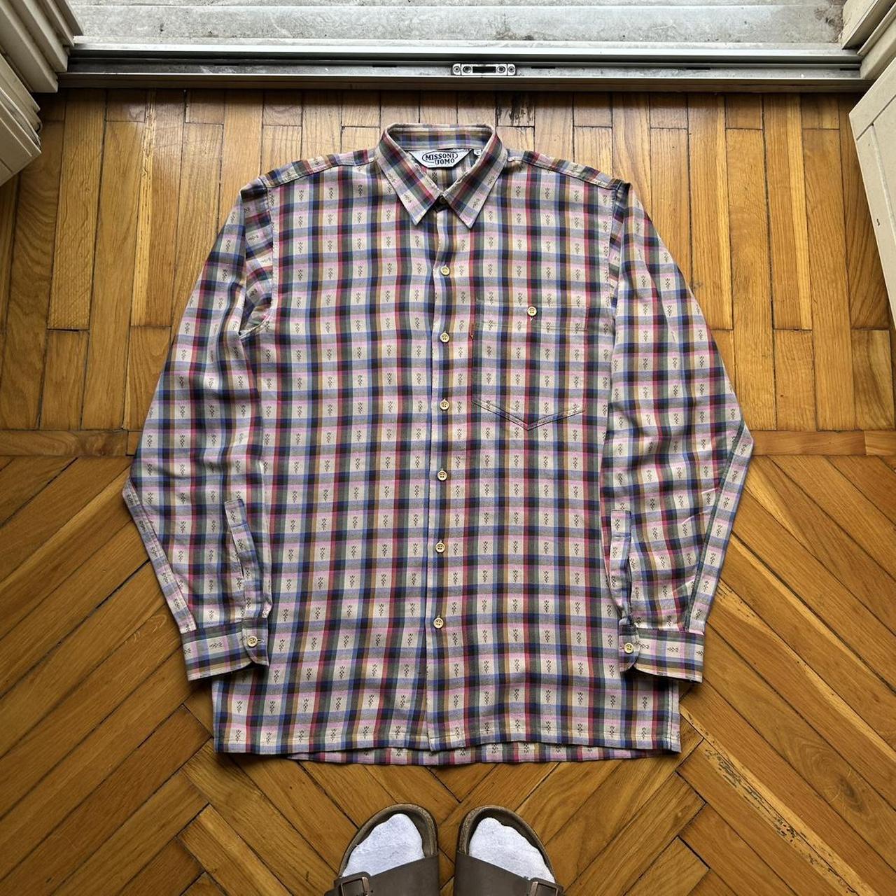 1990s Missoni Shirt Checked S