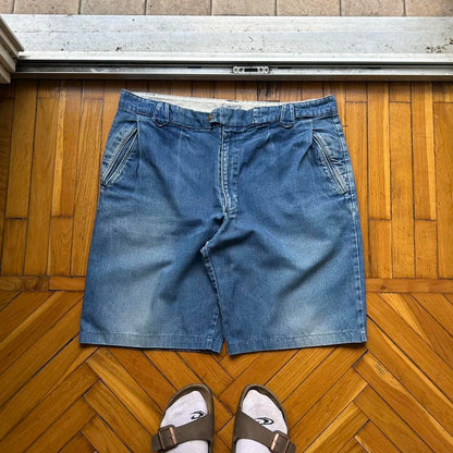 1990s Valentino Denim Shorts Blue 40W