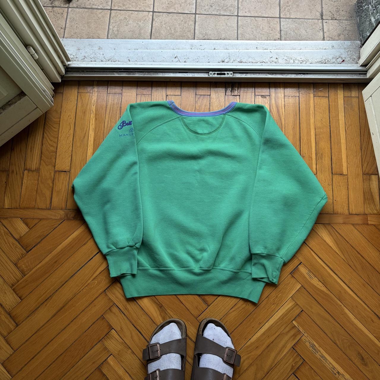 1980s Best Company Sweatshirt Green M