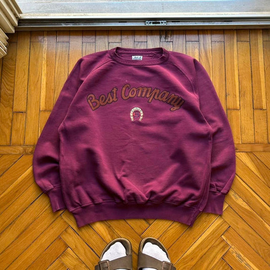 1980s Best Company Sweatshirt Burgundy M