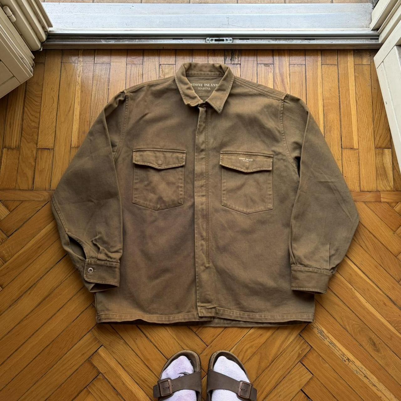 1980s Stone Island Marina Overshirt Jacket L