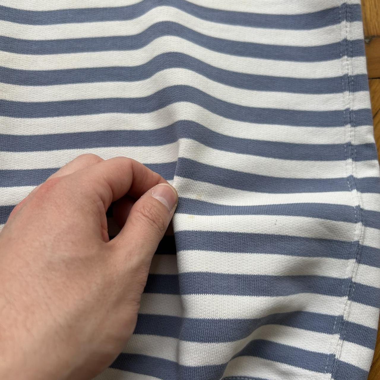 1980s Best Company SS Sweatshirt Striped L