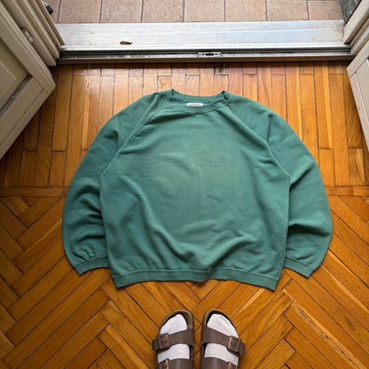 1990s Armani Jeans Sweatshirt Green XL