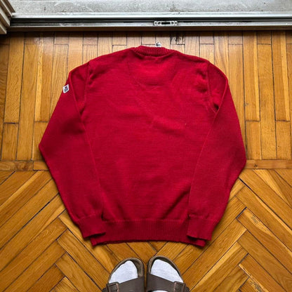 1980s Cerruti 1881 Knitted Jumper Red S