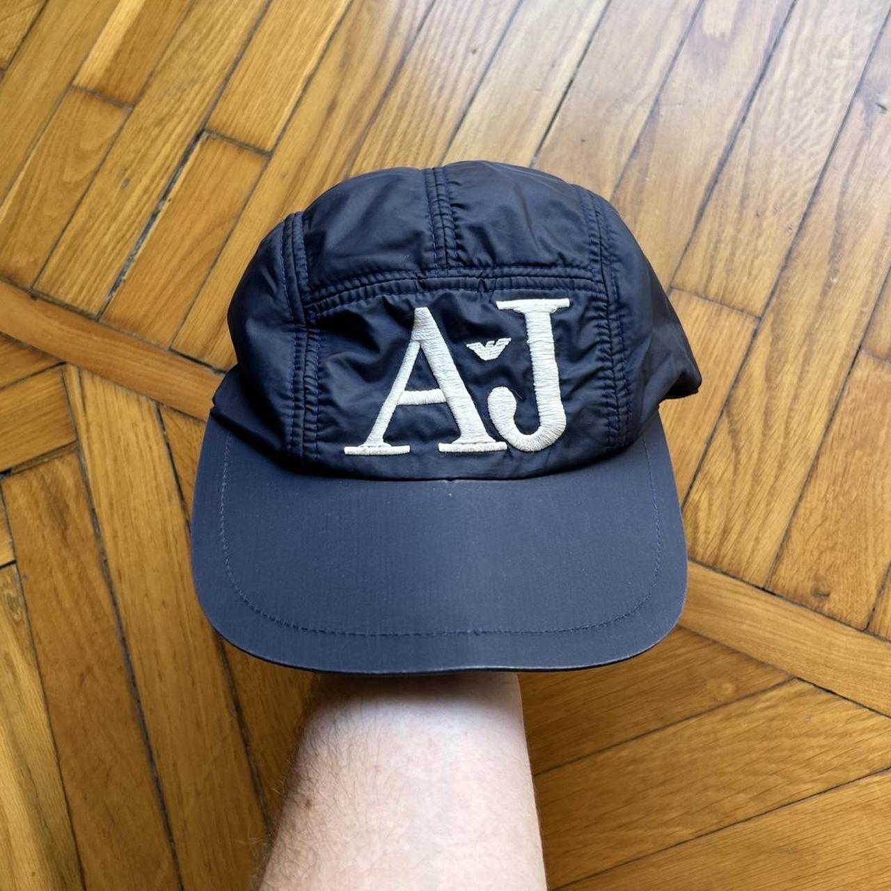 1990s Armani Jeans Cap Navy OS