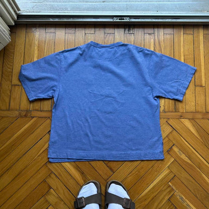 1990s Lacoste Chemise T Shirt Blue XS