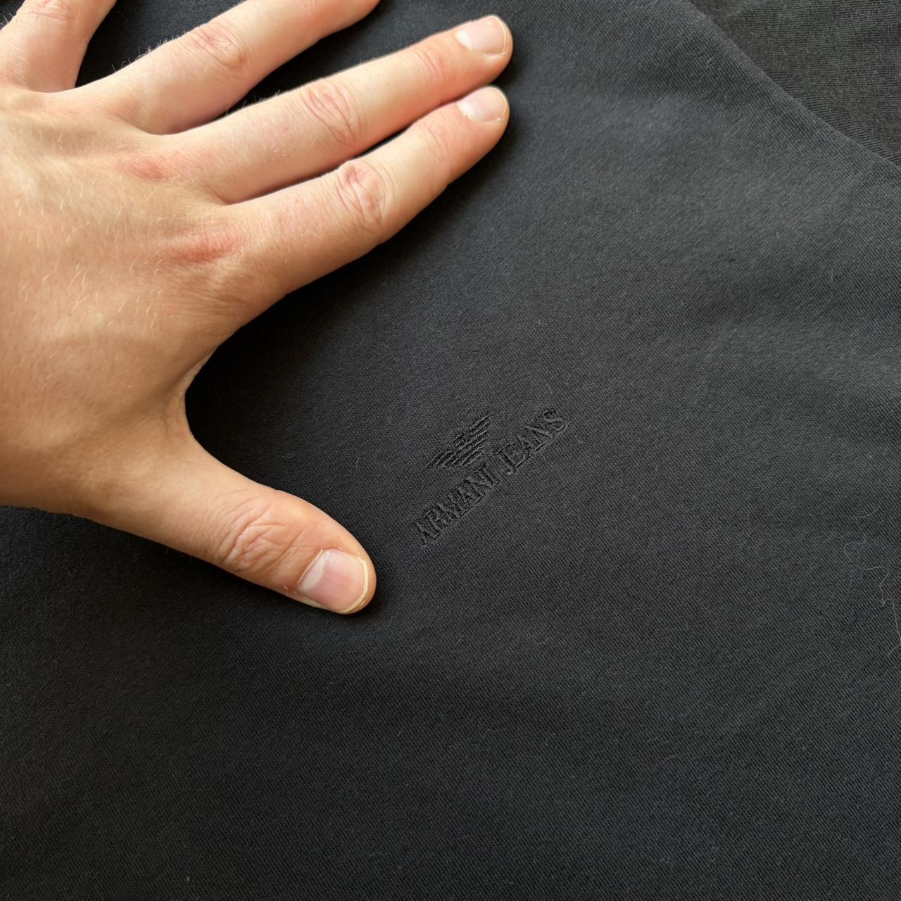 1990s Armani Jeans T Shirt Black L