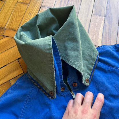 1980s Best Company Jacket Blue XL