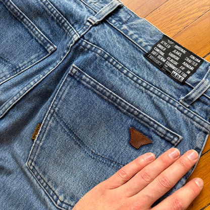 1990s Armani Jeans Blue 32W 28L
