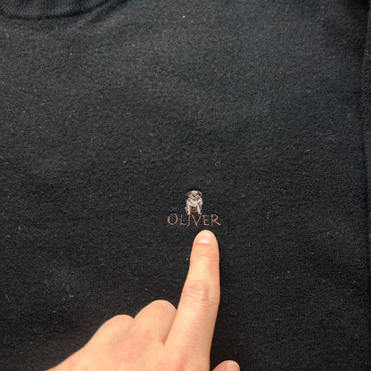 1990s Valentino Oliver Knitted Jumper Black S