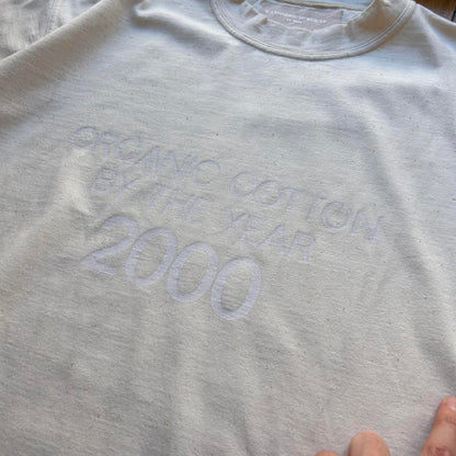2000 Katharine Hamnett T Shirt Cream XL