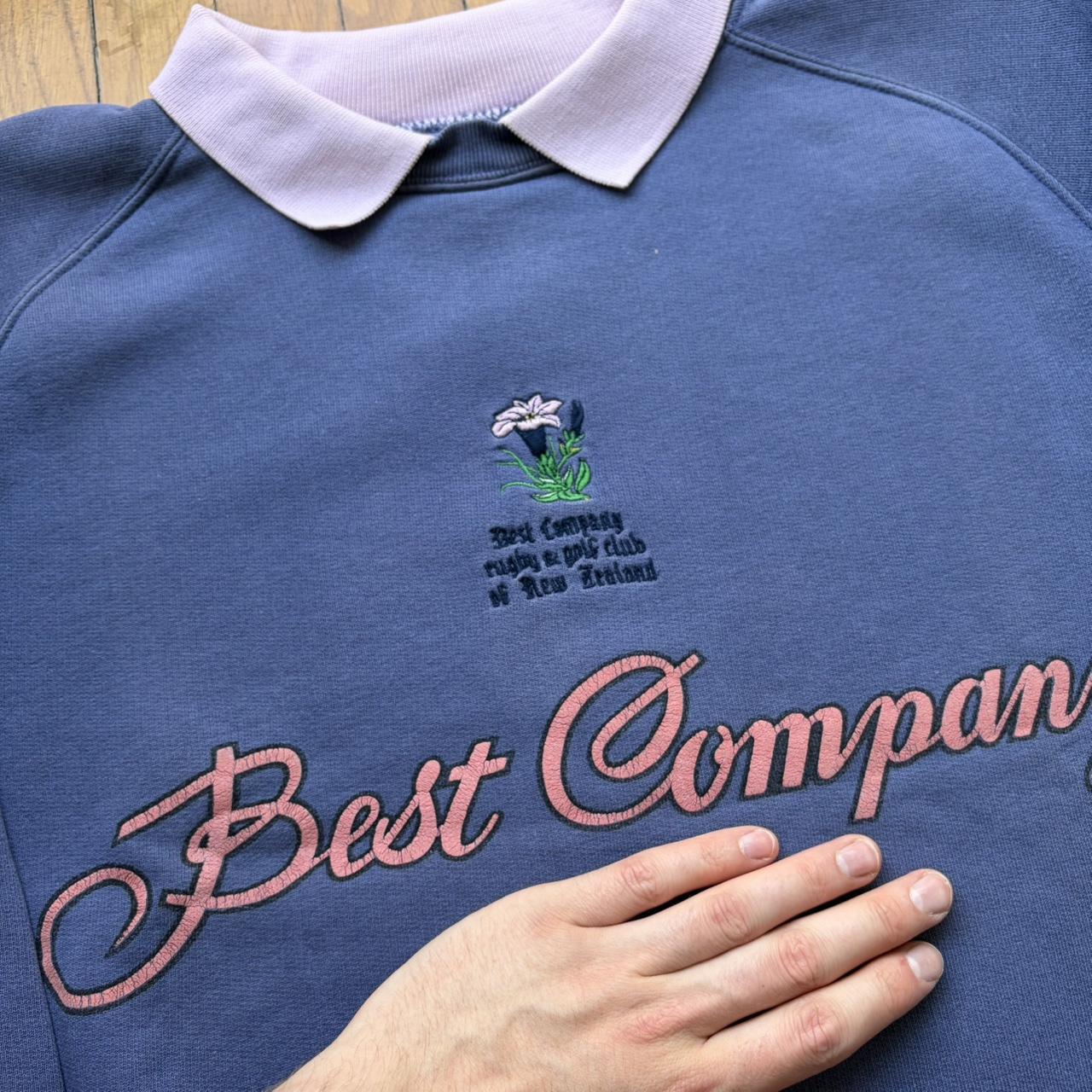 1980s Best Company Sweatshirt Blue M