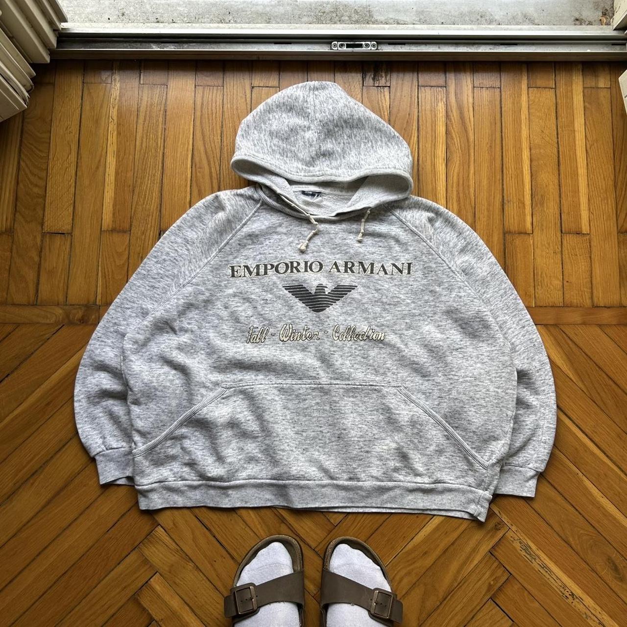 1980s Emporio Armani Hoodie Women's M