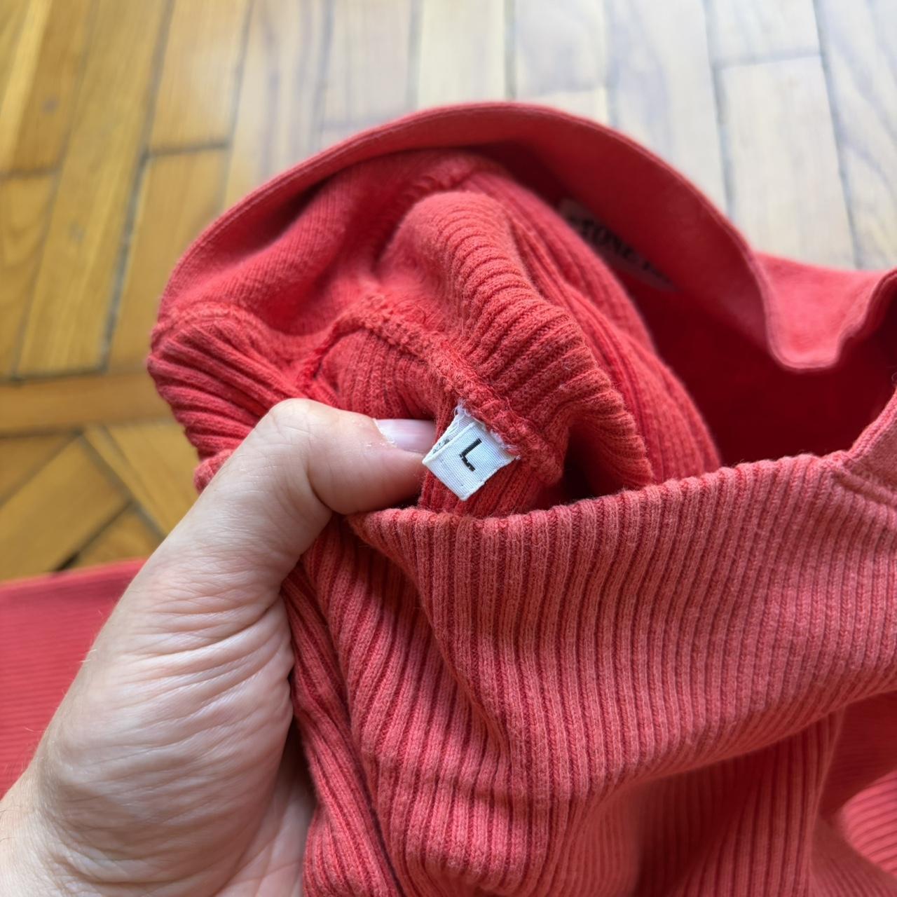 1980s Stone Island Sweatshirt Red L