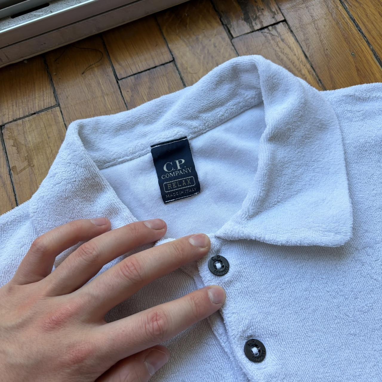 1990s CP Company Relax Towel Polo Shirt XL