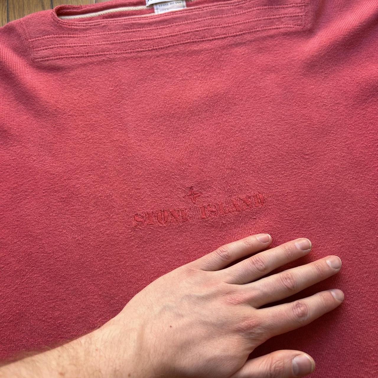 1980s Stone Island Sweatshirt Red M