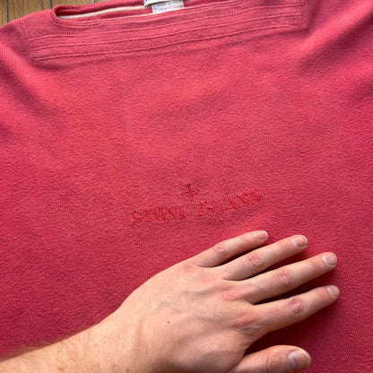 1980s Stone Island Sweatshirt Red M