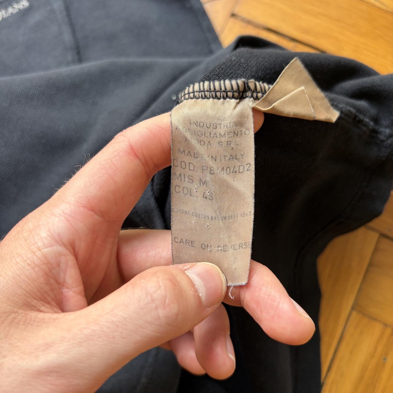 1990s Armani Jeans T Shirt Black M